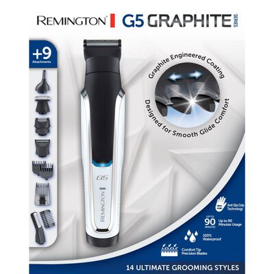 REMINGTON Multigroomer trimmerset G5 Series PG5000 grafietkleurig
