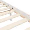 vidaXL Bedframe zonder matras massief grenenhout wit 90x190 cm