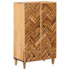 vidaXL Opslagkasten Bruin 60 x 33,5 x 100 cm Massief Mango Hout
