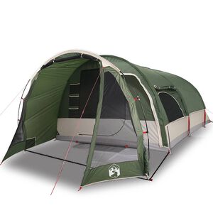 vidaXL Tunneltent 8-persoons waterdicht groen