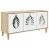 vidaXL Tv-meubel HANAU 102 x 33 x 50 cm Sonoma Bewerkt hout