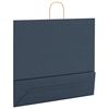vidaXL Papieren zakken 50 st met hengsels 54x15x49 cm blauw