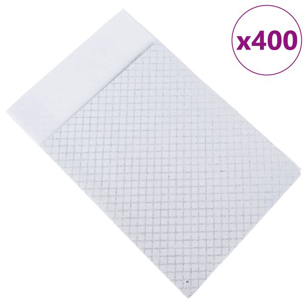 vidaXL Niet-geweven stof huisdier trainingspad 400 pcs 90 x 60 cm