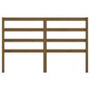 vidaXL Hoofdbord 126x4x100 cm massief grenenhout honingbruin