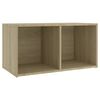 vidaXL Tv-meubel 72x35x36,5 cm bewerkt hout sonoma eikenkleurig
