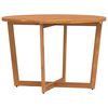 vidaXL Tuintafel rond &Oslash;110x75 cm massief acaciahout