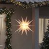vidaXL Kerstlamp met LED inklapbaar 100 cm wit