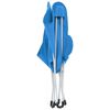vidaXL Vlinderstoelen inklapbaar blauw 2 st