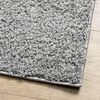 vidaXL Vloerkleed PAMPLONA shaggy hoogpolig modern 160x160 cm grijs