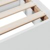 vidaXL Bedframe met lades bewerkt hout wit 120x190 cm