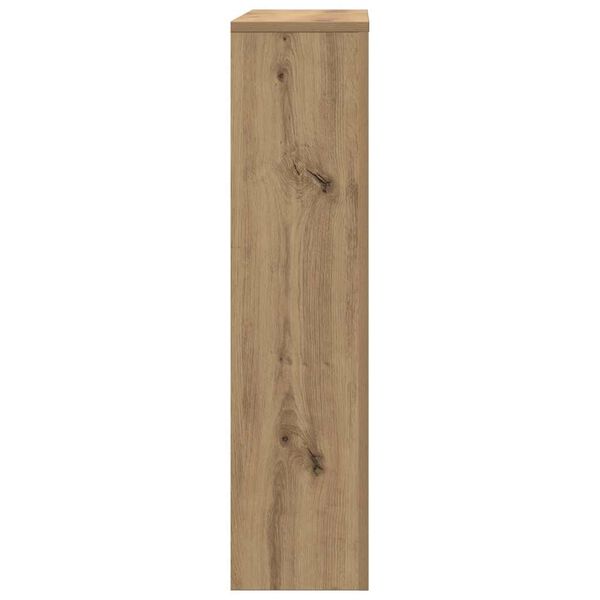 vidaXL Radiatorombouw 78x20x82 cm bewerkt hout artisanaal eikenkleur