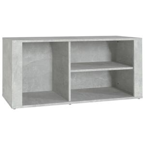 vidaXL Schoenenkast 100x35x45 cm bewerkt hout betongrijs