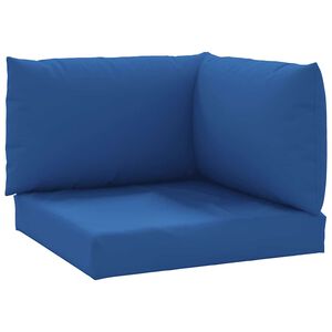 vidaXL Palletkussens 3 st oxford stof blauw