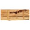 vidaXL Tafelblad met natuurlijke rand 80x20x2,5 cm massief mangohout