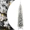 vidaXL Kunstkerstboom Groen 210 cm PVC en Staal en Kunststof