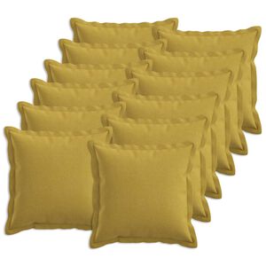 vidaXL Kussensloop 12 st HOUTEN Lichtgroen 40 x 40 cm Faux Linnen