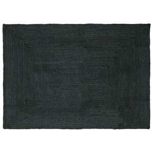 vidaXL Vloerkleden Rechthoekig Donkergrijs 160 x 230 cm Jute