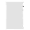 vidaXL Bureau met lade 115x50x75 cm bewerkt hout wit