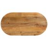 vidaXL Tafelblad ovaal 110x40x2,5 cm massief mangohout