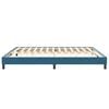 vidaXL Boxspring zonder matras fluweel donkerblauw 200x220 cm