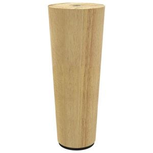 vidaXL Meubelpoten 2 pcs Bruin &Oslash; 44 x 100 mm Massief Eucalyptus Hout