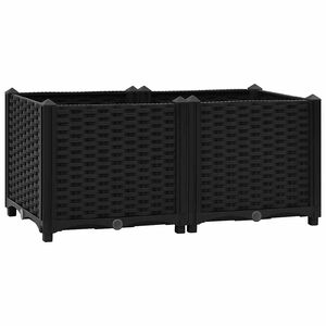 vidaXL Verhoogd bed 80x40x38 cm polypropyleen
