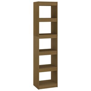 vidaXL Boekenkast / kamerscherm 40x30x167,5 cm grenenhout honingbruin