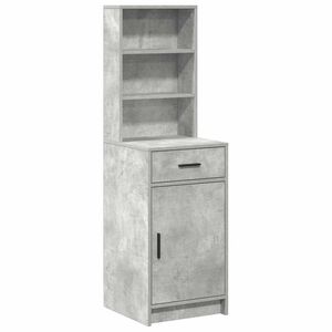vidaXL Hoge kast Beton Grijs 41 x 40 x 135 cm Bewerkt hout