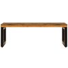 vidaXL Salontafel 100x50x35 cm massief gerecycled hout en staal