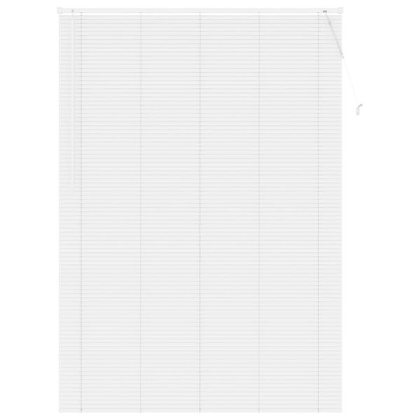 vidaXL Venetiaanse Blind Verstelbaar Wit 213 x 140 cm PVC