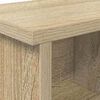 vidaXL Wandgemonteerde kapstok met plank Sonoma eiken 75 x 16 x 26 cm