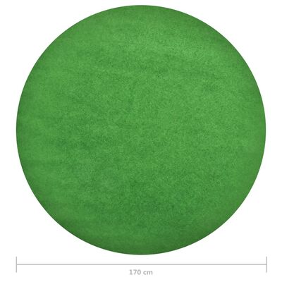 vidaXL Kunstgras met noppen rond 170 cm groen
