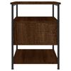 vidaXL Nachtkastjes 2 st 40x42x56 cm bewerkt hout bruin eikenkleur