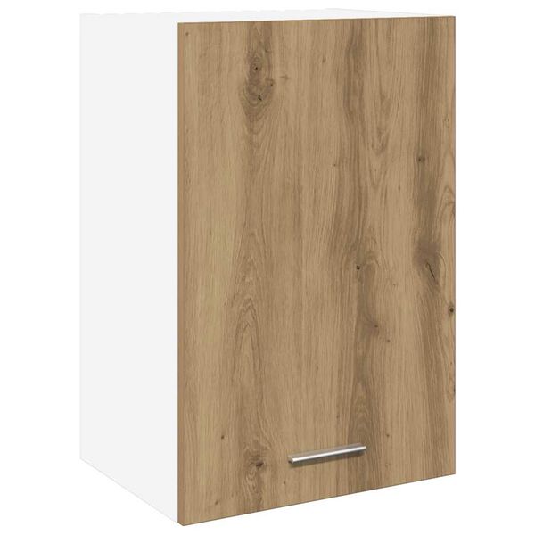 vidaXL Bovenkast Lyon 40x31x60 cm bewerkt hout artisanaal eikenkleur