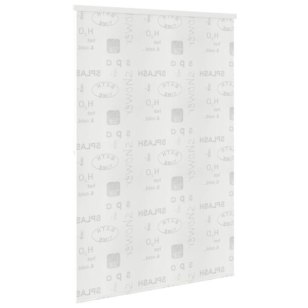 vidaXL Rolgordijn voor douche 140x240 cm splash
