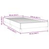 vidaXL Bedframe zonder matras 90x210 cm fluweel donkergrijs
