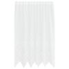 vidaXL Kantgordijn Wit 140 x 150 cm Polyester