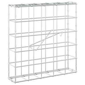 vidaXL Gabion met 3,5 mm Draad en 10x10 cm Gaas 50x10x50 cm