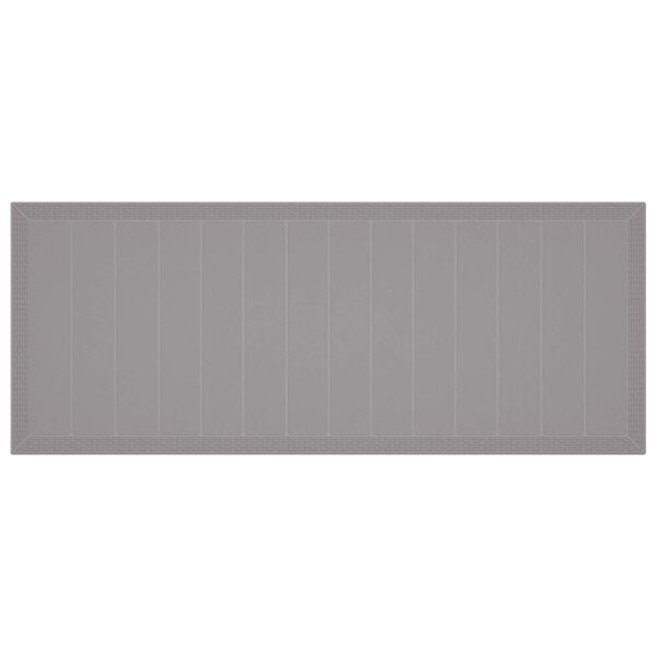 vidaXL Tuin Eetset 9 pcs Lichtgrijs Polt riet