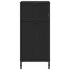 vidaXL Badkamer Kast Zwart 39,5 x 36 x 88 cm Bewerkt hout & Metaal