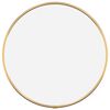 vidaXL Wandspiegel rond &Oslash;30 cm goudkleurig