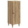 vidaXL Dressoir Artisanaal eiken 33 x 34,5 x 90 cm Bewerkt hout