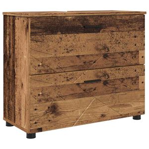 vidaXL Badkamermeubelset 5 st Oud Hout 35 x 30 x 192 cm