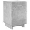 vidaXL Nachtkastje Betongrijs 33,5 x 34,5 x 50 cm Bewerkt hout