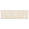 vidaXL Keuken Vloerkleed cr&egrave;mekleurig beton 150 x 45 cm 100% Polyamide