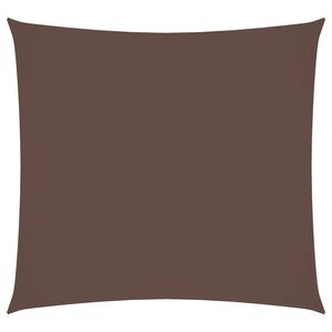 vidaXL Zonnescherm vierkant 2x2 m oxford stof bruin