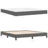 vidaXL Boxspringbed met matras Donkergrijs 180 x 200 cm Stof