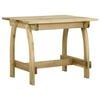 vidaXL Tuintafel 110x74x75 cm ge&iuml;mpregneerd grenenhout
