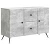 vidaXL Dressoir Betongrijs 89 x 34,5 x 60 cm Bewerkt hout