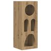 vidaXL Dressoir ELST Artisan Eiken 40 x 35 x 100,5 cm Bewerkt hout